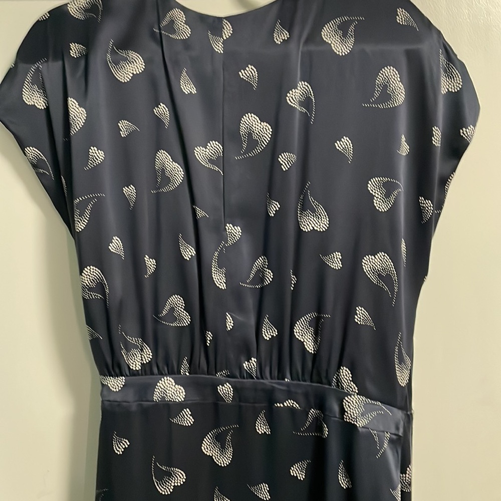 Heart Joie Silk Wrap Dress - L - Picture 6 of 6
